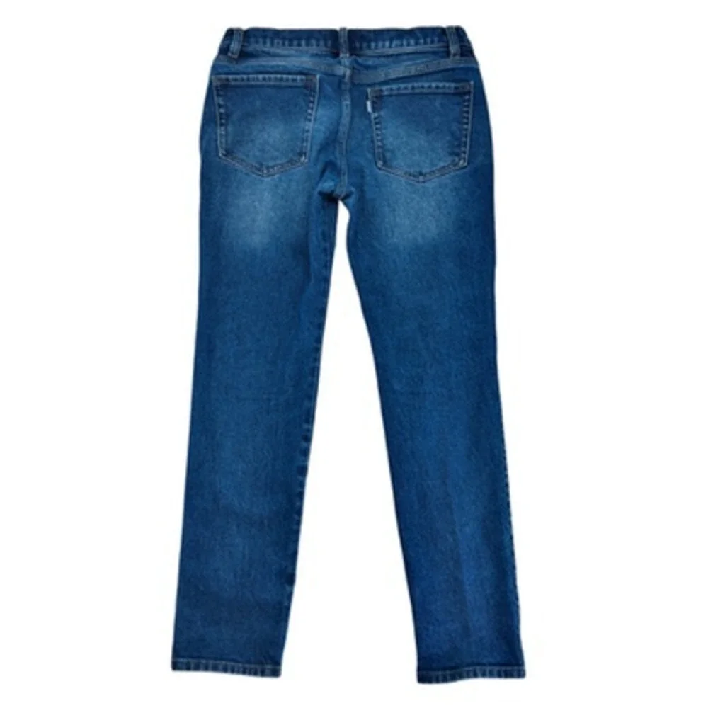 Sene Jeans Mens 29 X 29 Blue Medium Wash Slim Straight Denim Casual Pants